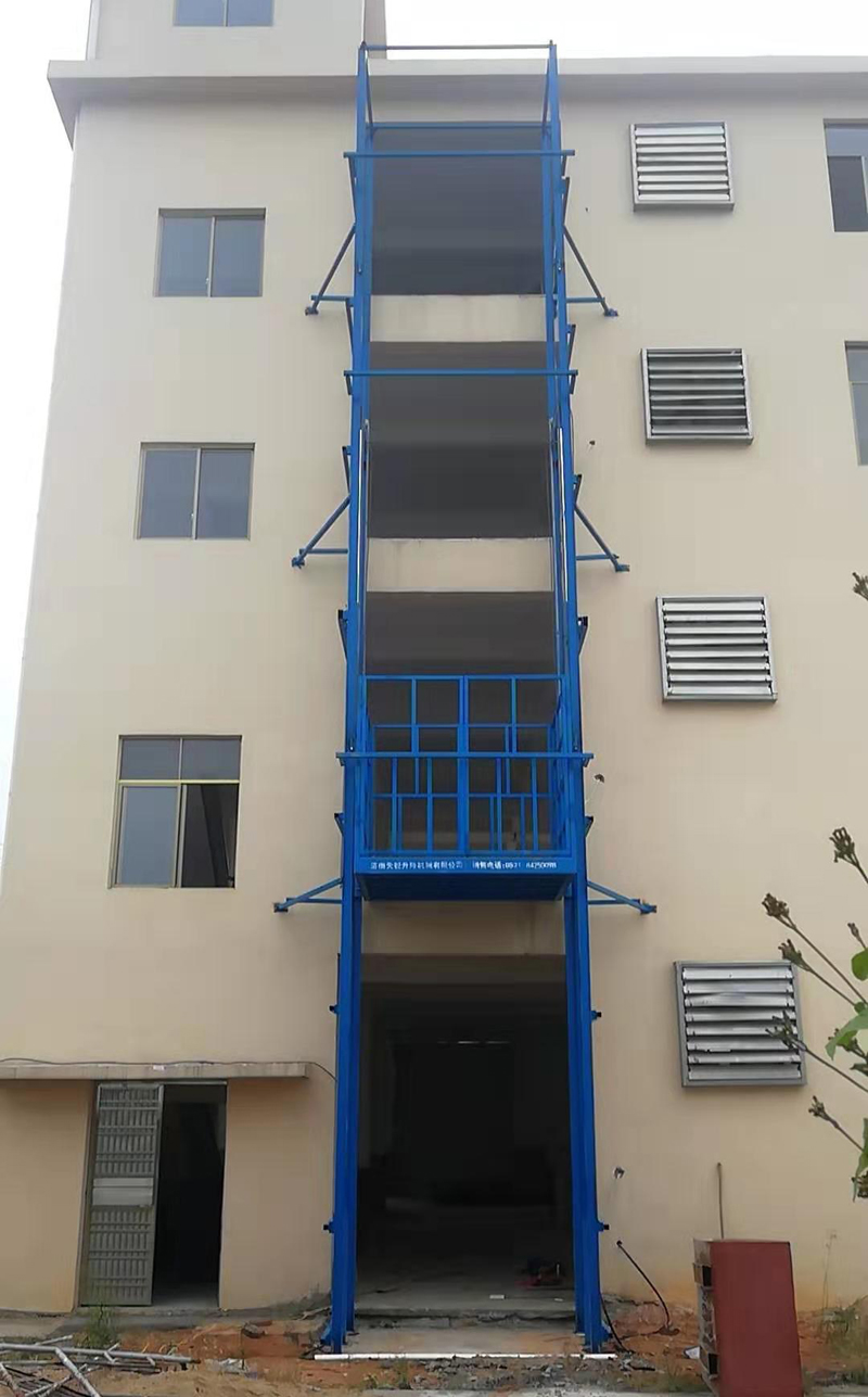 黄石室外导轨式升降平台